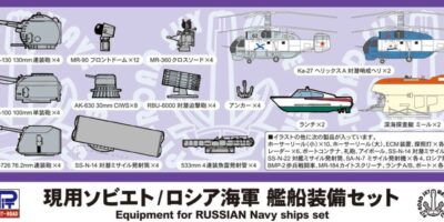 E08 1/700 現用ソビエト/ロシア海軍 艦船装備セット