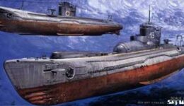 SPW23 1/700 日本海軍 潜水艦 伊9＆呂35(各1隻入り)
