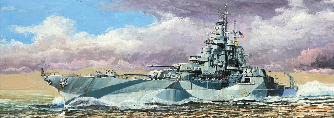 W204 1/700 アメリカ海軍 戦艦 ウェスト・ヴァージニア 1945