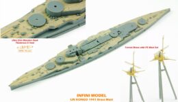 IMW7006 1/700 日本海軍 戦艦 金剛 1941(F社)用 木製甲板セット