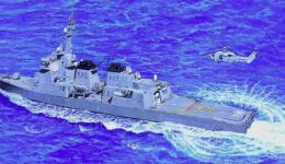 J54 1/700 イージス護衛艦 DDG-178 あしがら 新着艦標識デカール付き