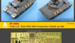 ME4803 1/48 アメリカ M10駆逐戦車 中期型(T社)用 エッチングパーツ