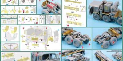 ME7210 1/72 NATO M1001トラクターwithパーシング2ミサイルランチャー(MC社)用 エッチングパーツ