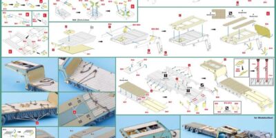 ME7211 1/72 アメリカ陸軍 M983A2 HEMTT トラクター /w M870A1セミトレーラー(MC社)用 エッチングパーツ