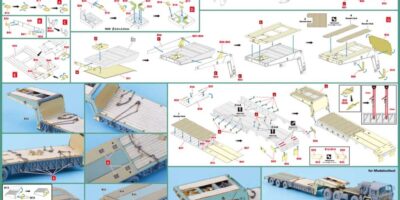 ME7212 1/72 ドイツ陸軍 KAT1 M1014 高機動オフロードトラック /w M870A1セミトレーラー(MC社)用 エッチングパーツ