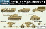 MI02 1/700 WWII ドイツ軍用車両セット 1