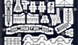 PE160 1/700 日本海軍 駆逐艦 朝潮型用 エッチングパーツ