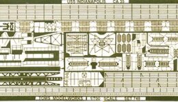 PE86 1/700 WWII アメリカ海軍 巡洋艦 インディアナポリス用 エッチングパーツ