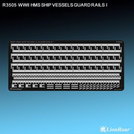 R3505 1/350 WWII イギリス海軍 艦船用手すり 1