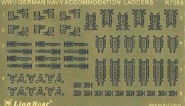 R7058 1/700 WWII ドイツ海軍 舷梯