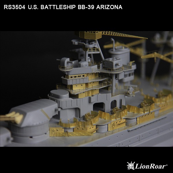 RS3504 1/350 WWII アメリカ海軍 戦艦 BB-39 アリゾナ(HB社)用 ディテールアップパーツセット