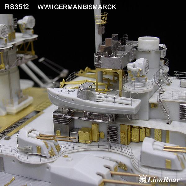 RS3512 1/350 WWII ドイツ海軍 戦艦 ビスマルク(R社)用 ディテールアップパーツセット