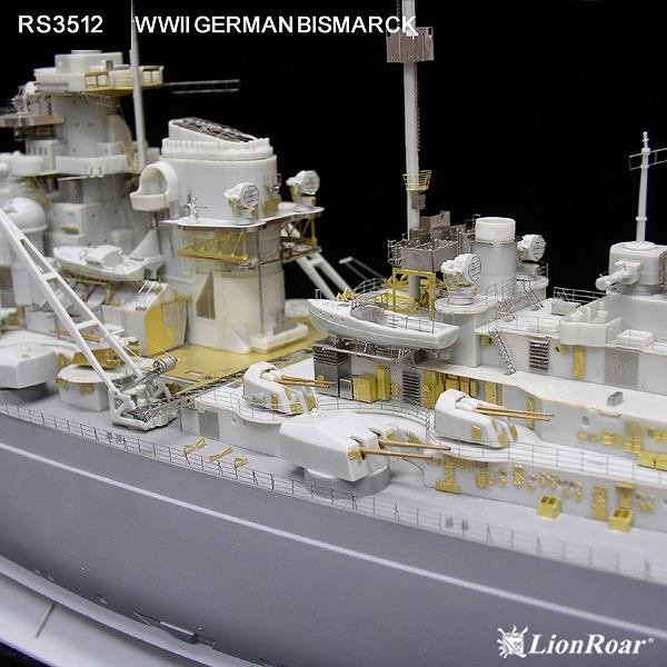 RS3512 1/350 WWII ドイツ海軍 戦艦 ビスマルク(R社)用 ディテールアップパーツセット