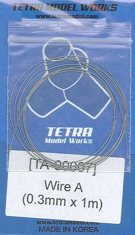 TA0007 ステンレスワイヤー0.3mm径×1m