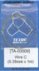 TA0009 ステンレスワイヤー0.38mm径×1m