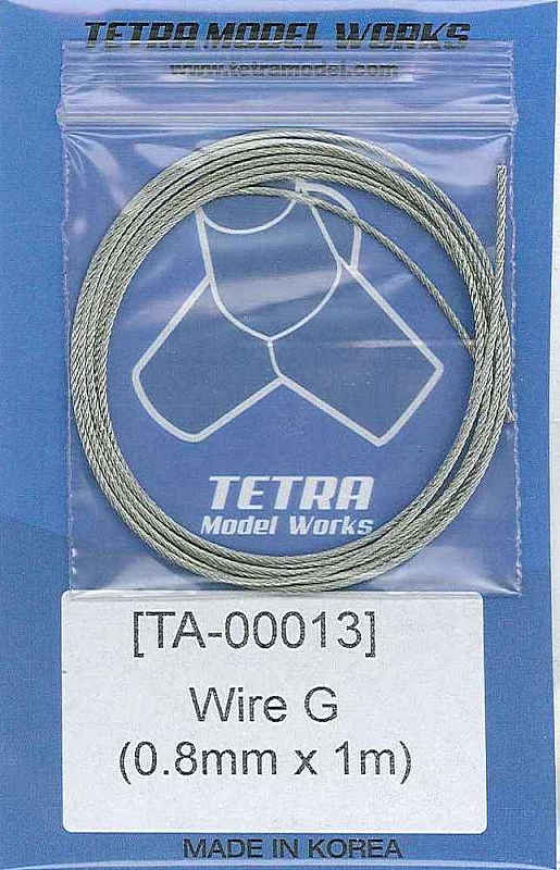 TA0013 ステンレスワイヤー0.8mm径×1m