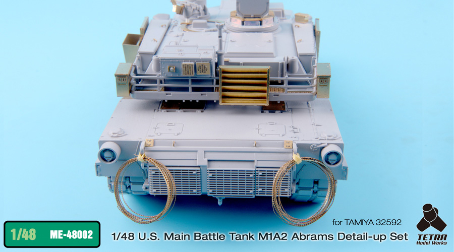 ME4802 1/48 アメリカ陸軍 M1A2 エイブラムス戦車(T社)用 エッチングパーツ