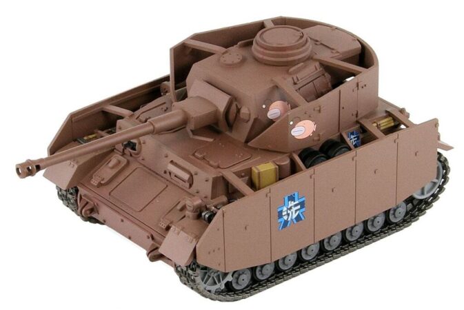 PD69「ガールズ＆パンツァー」 IV号戦車H型(D型改) エンディングVer. 半塗装済みプラモデル
