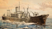 W186 1/700 日本海軍 給糧艦 伊良湖 最終時