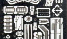 PE128 1/700 日本海軍 水上機母艦 能登呂用 エッチングパーツ