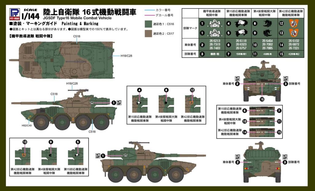 SGK06 1/144 陸上自衛隊 16式機動戦闘車