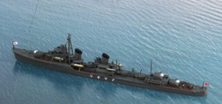 SPS23 1/700 南太平洋の戦い(日本海軍 駆逐艦 天霧 VS アメリカ海軍 PTボート)