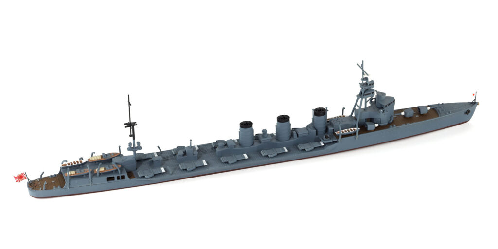W47NH 1/700 日本海軍 重雷装艦 北上 旗・艦名プレートエッチングパーツ付き