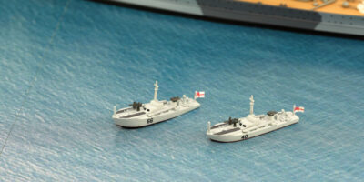 SPS27 1/700 ドーバー海峡の戦い(ドイツ海軍 重巡洋艦 アドミラルヒッパー VS イギリス海軍 魚雷艇 ボスパー)