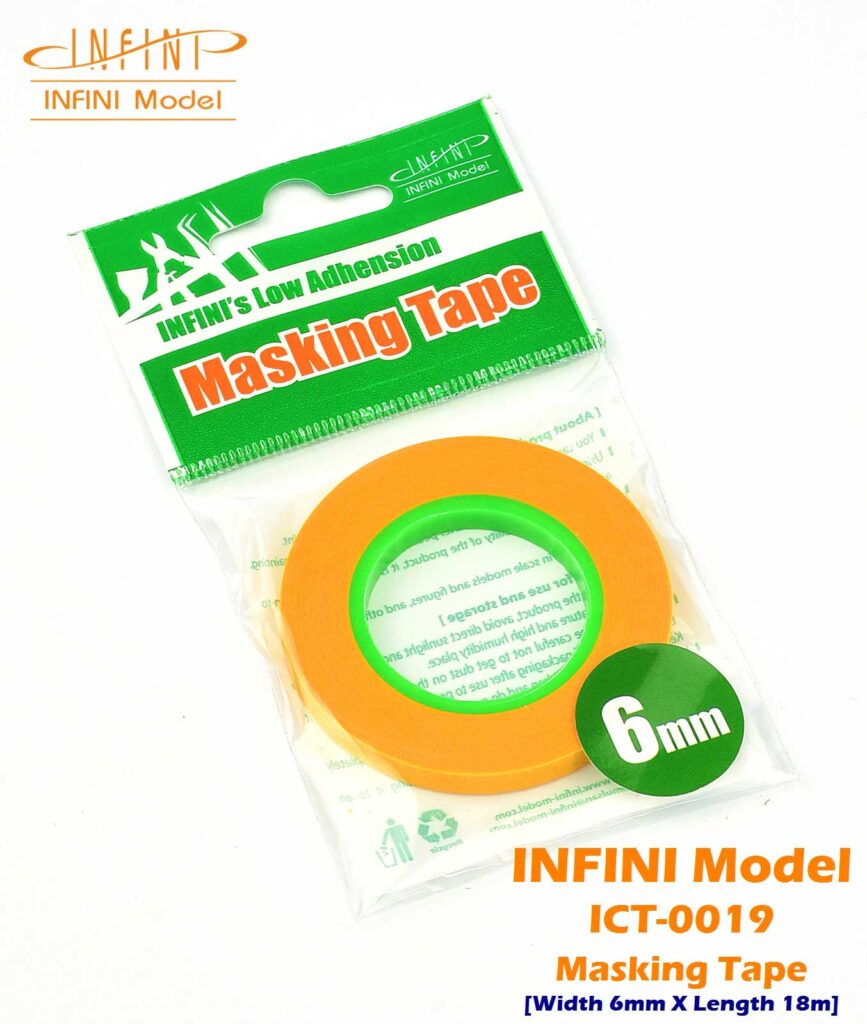 マスキングテープ6本 ICT0019 マスキングテープ 6mm(18m) – ピットロード