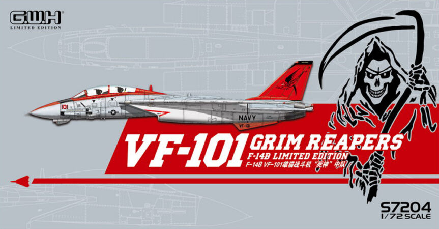 S7204 1/72 F-14B VF-101 GRIM REAPERS