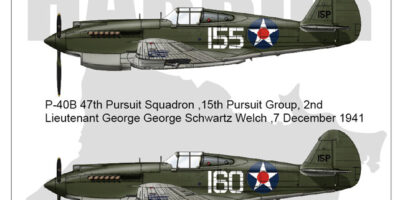 L3202 1/32 P-40B ウォーホーク 真珠湾