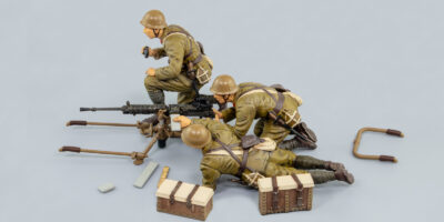 G39 1/35 日本陸軍 九二式重機関銃 射手3体付き G39 1/35 日本陸軍 九二式重機関銃 射手3体付き