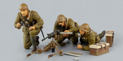 G39 1/35 日本陸軍 九二式重機関銃 射手3体付き G39 1/35 日本陸軍 九二式重機関銃 射手3体付き