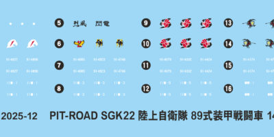 SGK22 1/144 陸上自衛隊 89式装甲戦闘車