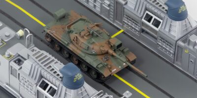 D04SP 1/144 海上自衛隊 エアクッション艇「1号」型(74式戦車 1両付き)