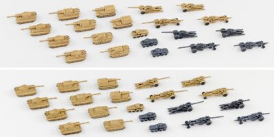 MI11SP 1/700 WWIIドイツ軍用車両セット3 メタル製 超重戦車マウス＆E-100 各1両付き