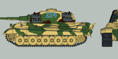 T07201 1/72 ドイツ陸軍 ティーガーII ヘンシェル砲塔