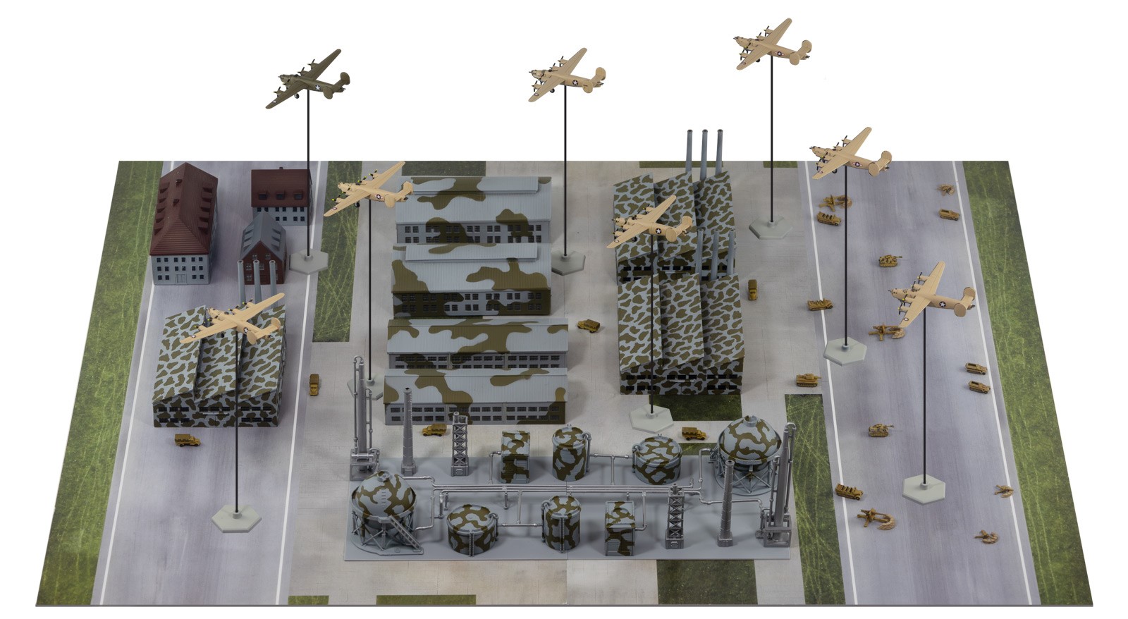 SPS38 1/700 WWII プロエスティ製油所攻撃作戦(タイダルウエーブ作戦)