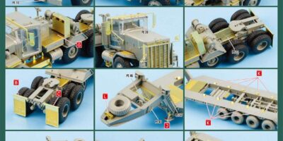 ME7233 1/72 M911 C-HET 戦車運搬車 w/M747重装備セミトレーラー(TAK社)用 エッチングパーツセット ME7233 1/72 M911 C-HET 戦車運搬車 w/M747重装備セミトレーラー(TAK社)用 エッチングパーツセット