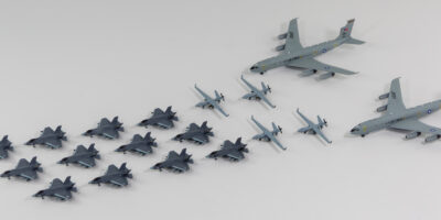 S89 1/700 現用アメリカ軍用機セット5