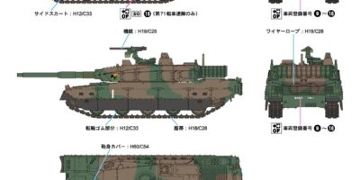 SGK03 1/144 陸上自衛隊 10式戦車(3両入り)