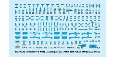 T07157 1/72 M983 HEMTTトラクター＆ペトリオット M901ランチャーステーション(PAC-3)